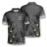 Maxcorners Tennis Paint Splash Custom Tennis Shirts for Men