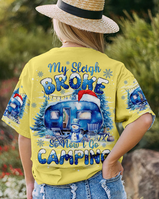 Maxcorners My Sleigh Broke Camping Christmas All Over Print LM2101