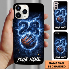 Maxcorners Basketball Electric Claw Number 23 Personalized 3D Phone Case
