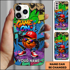Maxcorners Basketball Game On Graffiti Player Personalized 3D Phone Case