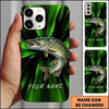 Maxcorners Fishing Phone Case Energy Beam Design Custom Name Phone Case