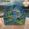 Maxcorners Abstract Water Flow Custom Name Fishing Cap