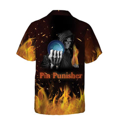Maxcorners Pin Punisher Bowling Hawaiian Shirt
