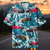 Maxcorners Personalized Plymouth Prowler Car Retro Open Wheel Roadster Tropical Teal Hawaiian Shirt
