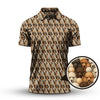 Maxcorners Dog Pattern Golf Shirt, Poodle Golf Shirt, Funny Poodle Golf Shirt For Golfers