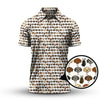 Maxcorners Dachshund Golf Shirt, Funny Pattern Golf Shirt, Crazy Golf Shirt For Pet Lover, Golf Gift For Men