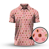 Maxcorners Pattern Golf Shirt, Crazy Golf Shirt For Golfer, Funny Golf Shirt For Men