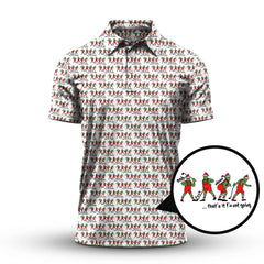 Maxcorners That's It I'm not Going Golf Shirt, Funny Pattern Golf Shirt, Crazy Golf Shirt For Men