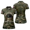 Maxcorners Grumpy Old Bastard Skull Camo Polo Shirt, Patriotic Military Polo, Golf Shirts For Women LM1507