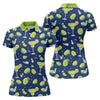 Maxcorners Margarita Cocktail Golf Shirt, Tropical Lime Drink Pattern, Golf Shirt For Women LM1507