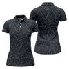 Maxcorners Minimalist Neon Lightsaber Pattern Golf Shirt, Women’s Golf Tops, Performance Golf Shirt LM1507
