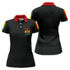 Maxcorners Juneteenth They Not Like Us Africa Performance Golf Polo Shirt, Golf Shirts For Women, Women's Golf Apparel LM1507