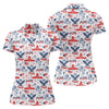 Maxcorners Patriotic USA 250 Eagle Liberty Bell Golf Polo Shirt, Women's Golf Polo, Golf Tops For Women LM1507