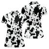 Maxcorners Cow Print Golf Shirt, Adult Humor Hidden Pin Up Pattern, Golf Shirt For Women LM1507