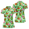 Maxcorners Funny Pickle Tomato Chili Tropical Hawaiian Golf Shirt, Golf Polo For Women, Printed Golf Shirt LM1507