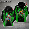 Maxcorners Billiards 8 Ball Multicolor Option Customized Name 3D Hoodie