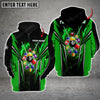 Maxcorners Billiards 8 Ball Multicolor Option Customized Name 3D Hoodie