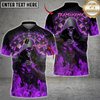 Maxcorners Darts Flame Grim Reaper Dartboard Multicolor Customized Name, Team Name 3D Shirts
