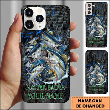 Maxcorners Tuna Fishing Ocean Power Design Personalized Name 3D Phone Case