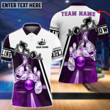 Maxcorners Light Bowling Player Multicolor Option Customized Name 3D Shirt