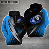 Maxcorners Billiards Signature Multicolor Option Customized Name 3D Hoodie