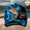Maxcorners Reel Cool Daddy Lightning Customized Name Fishing Cap