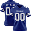 Maxcorners Custom Royal White Authentic Football Jersey LM2605