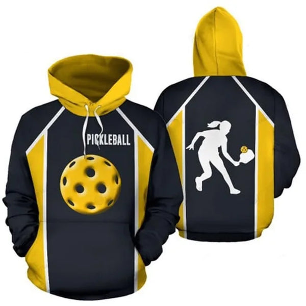 Maxcorners Pickleball Style No 11 3D Hoodie