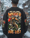 Maxcorners Not All Who Wander Are Lost Bigfoot Christmas All Over Print LM2101