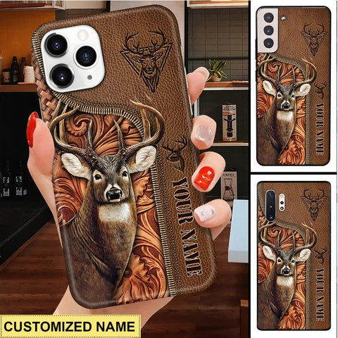 Maxcorners Deer Hunting Personalized Name Phone Case