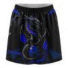 Maxcorners Customized Bowling Trouser Skirts With Shorts Underneath, Bowling Dragon On Ball Skorts With Pockets