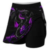 Maxcorners Customized Bowling Trouser Skirts With Shorts Underneath, Bowling Dragon On Ball Skorts With Pockets