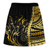 Maxcorners Customized Bowling Trouser Skirts With Shorts Underneath, Tribal Flame Bowling Ball Pins Skorts With Pockets