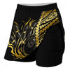 Maxcorners Customized Bowling Trouser Skirts With Shorts Underneath, Tribal Flame Bowling Ball Pins Skorts With Pockets