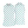 Maxcorners Grid Pattern Shamrock Golf Shirt, St Patrick's Day Women's Golf Tops, Ladies Golf Polos, Golf Shirt For Women