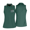 Maxcorners Green Best Papa By Par Embroidered Golf Polo Shirt, Ladies Golf Shirts, Golf Tops For Women LM1507