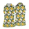 Maxcorners Tropical Pineapple Rifle Hawaiian Golf Shirt Pattern, Hawaiian Golf Shirt, Women’s Golf Apparel LM1507
