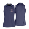 Maxcorners Navy First Dad Now Grandpa Golf Polo Shirt, Women’s Golf Apparel, Golf Shirts For Women LM1507