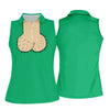 Maxcorners Green Funny Dickhead Faux Chest Golf Shirt, Women’s Golf Polo, Ladies Golf Top LM1507