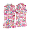 Maxcorners Santa Flamingo Float Tropical Christmas Golf Shirt, Christmas Shirts For Women, Christmas Golf Shirt LM1507