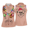 Maxcorners Funny Xmas Life Christmas Lights Body Golf Shirt, Christmas Shirts For Women, Christmas Golf Shirt LM1507
