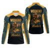 Maxcorners Weekend Hooker Sasquatch Fishing UPF Shirts, Funny Fishing Shirt, Men's Fishing Shirt