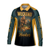 Maxcorners Weekend Hooker Sasquatch Fishing UPF Shirts, Funny Fishing Shirt, Men's Fishing Shirt