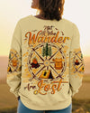 Maxcorners Not All Who Wander Are Lost Compass All Over Print LM2101