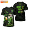 Maxcorners Grip It Rip It Sip It St Patrick's Day Leprechaun Golf And Beer Shamrock Golf Shirt, Golf Shirt For Women