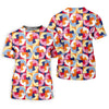 Maxcorners Funny Adult Retro Checkered Novelty Golf Shirt, Golf Tops For Women, Ladies Golf Top LM1507