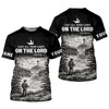 Maxcorners Cast All Your Cares on the Lord, Christian Fishing UPF Shirt, Funny Fishing Shirt