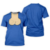 Maxcorners Blue Funny Dickhead Faux Chest Golf Shirt, Women’s Golf Apparel, Performance Golf Shirt LM1507