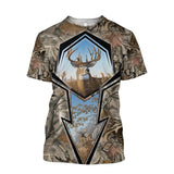 Max Corner Deer Hunting Art 3D All Over Printed Shirts Gift For Hunter