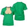 Maxcorners Green Funny Dickhead Faux Chest Golf Shirt, Women’s Golf Polo, Ladies Golf Top LM1507